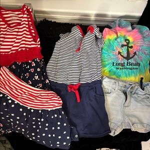4th of July and Tie-Dye Kids Clothing bundle!